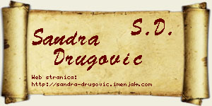 Sandra Drugović vizit kartica